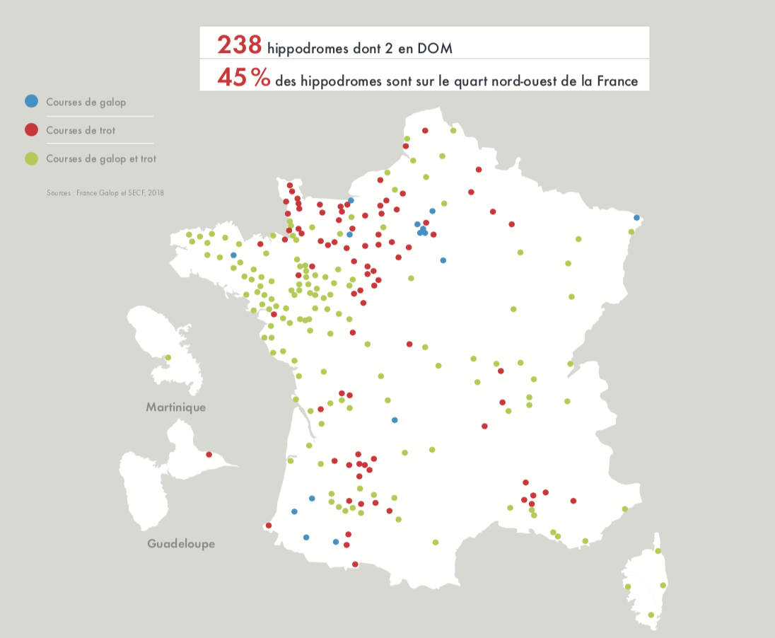 carte de france des hippodromes Toutes les courses de province sont sur equidia.fr | Equidia